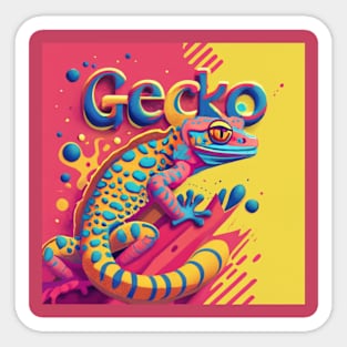 Pop Art Geckos Sticker